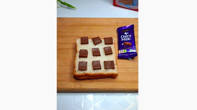 Super Tasty Chocolate Sandwich Recipe | #shorts #chocolate #bread #sweet #cadbury #dairymilk