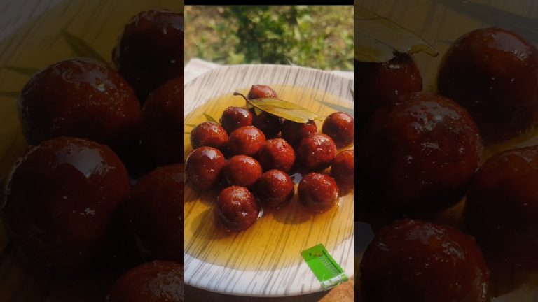 🤤🍞Bread Gulab Jamun recipe/Gulab jamun#shorts#food#recipe#cooking #gulapjamun#rjstarfruitandcooking