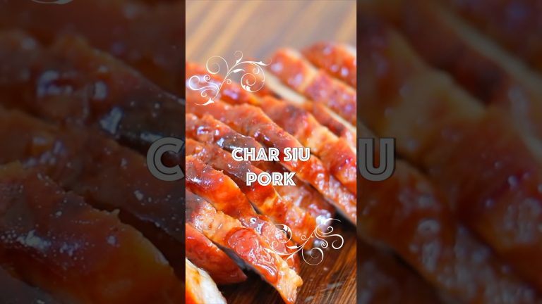 Master Char Siu Pork in 1 Minute! (No Oven Needed) #CharSiu