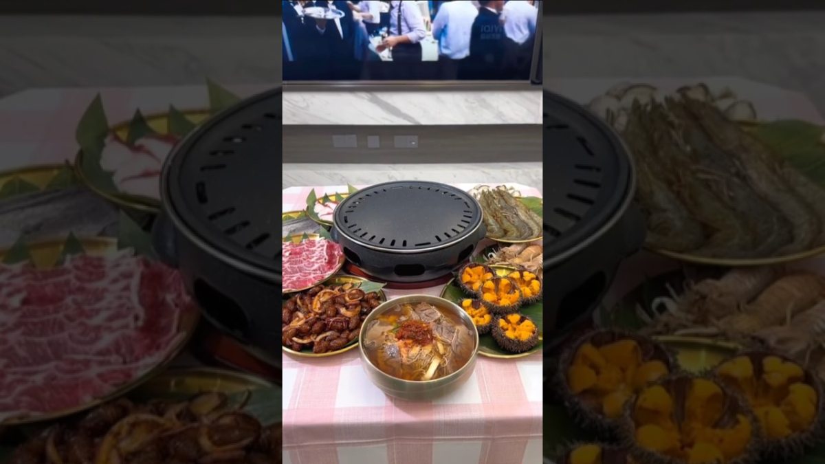 Small seafood barbecue for new year ❤