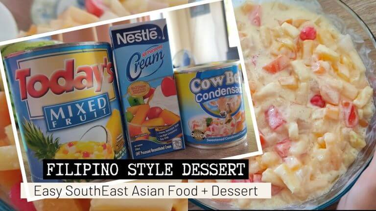 Easy 3-STEP FILIPINO STYLE DESSERT Fruit Salad with Nestlé Cream | Fruit Cocktail