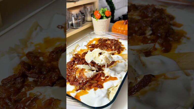 Yaprak Mantı 😋 tarif detayı açıklamada #lezzet #food #tarif #recipe #pratik #cooking #hamurişi