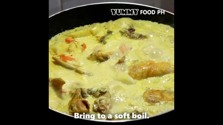 Pinoy Style Creamy Chicken Curry Recipe! Easy To Cook! #shorts