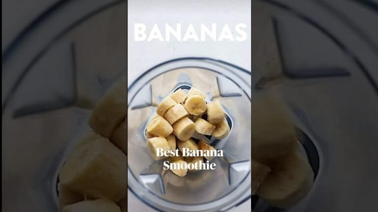 “Chill Out with the Perfect Summer Banana Smoothie: Refreshing and!”#drink  #smoothie #shorts#asmr