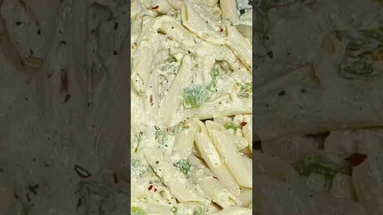 Without Maida White Sauce Pasta #trending #youtubeshorts #ytshort