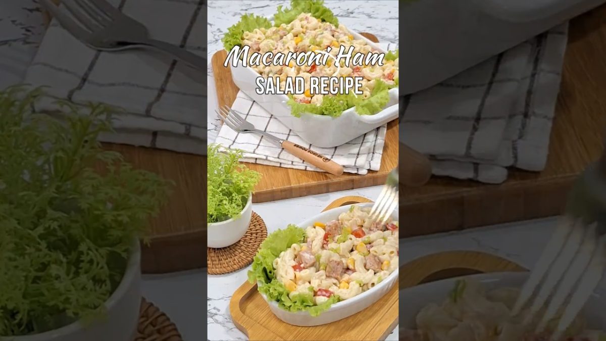 Macaroni Ham Salad #MacaroniHamSalad #MacaroniSalad #pinoyrecipeatibapa #shortsvideo #shorts