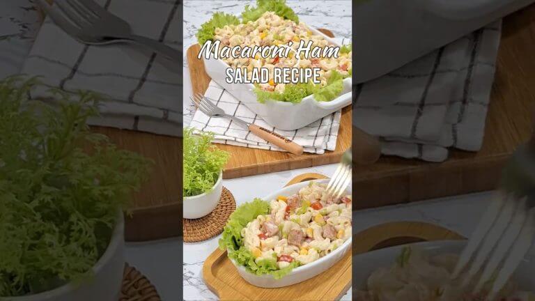 Macaroni Ham Salad #MacaroniHamSalad #MacaroniSalad  #pinoyrecipeatibapa #shortsvideo #shorts