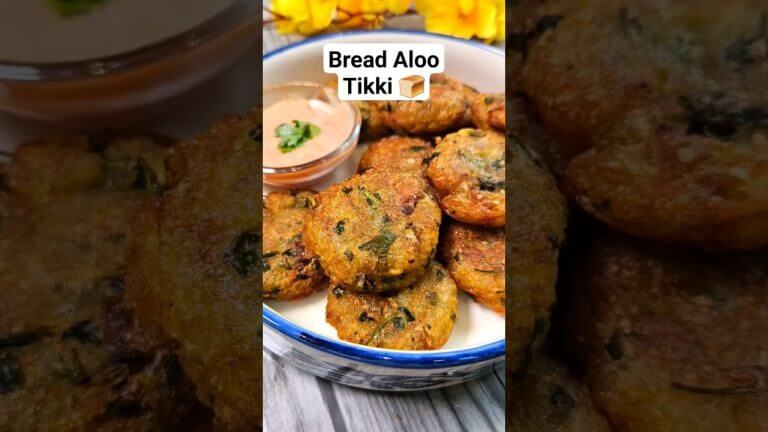 Bread 🍞Aloo Tikki 😋 #recipe #tikki #lunchbox #viral #shortsvideo #shortvideo #ytshorts #24 #bread