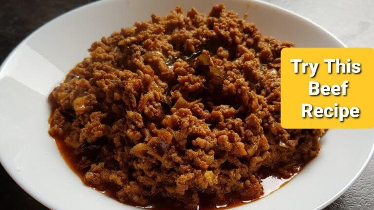 Minced Beef / keema recipe