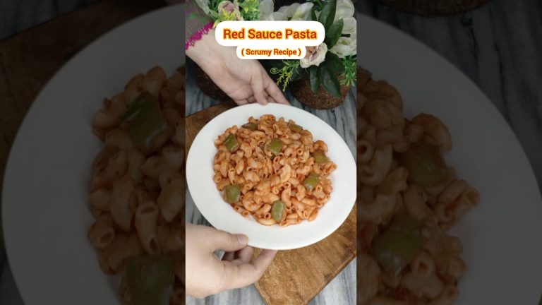 Red Sauce Pasta Recipe|Subscribe #shorts #shortvideo #ytshorts