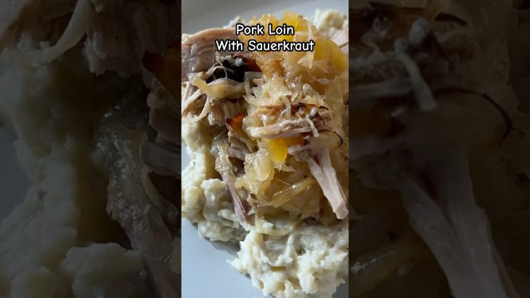 Pork Loin and Sauerkraut