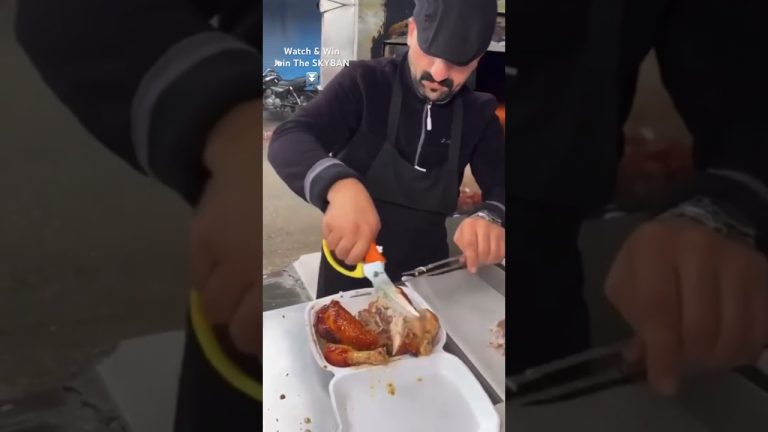 The #OddlySatisfying #Food Chronicles – Cooking Up Something Special – #Chicken #BBQ #Cooking