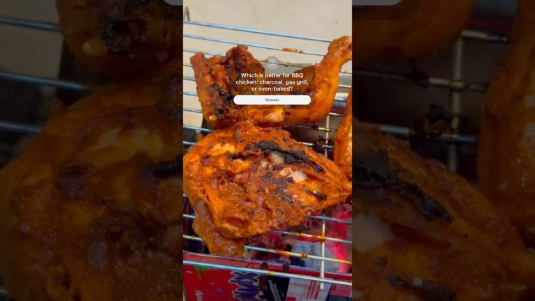 Which is better for BBQ chicken: charcoal, gas grill, or oven-baked? #bbq #bbqchicken #reels #recipe