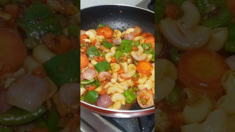 Desi style Macaroni | chhoti Moti bhookh ke liye 😋 #shortsfeed #macoroni