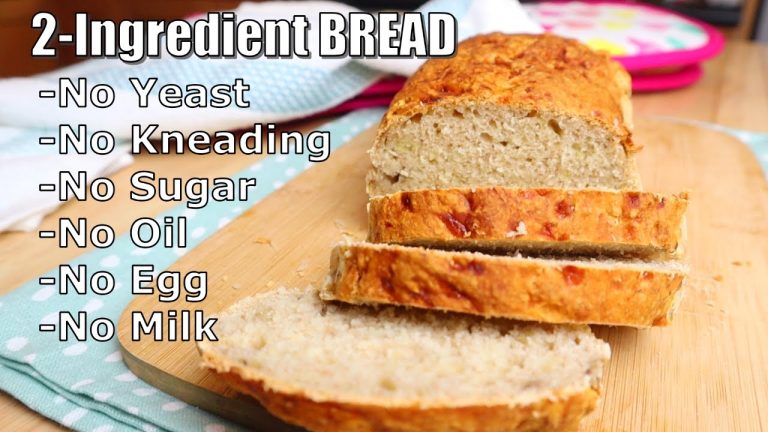 The New Quick and Simplest 2-Ingredient Bread: You Won’t Put in Much Effort NO Yeast, No Knead Bread