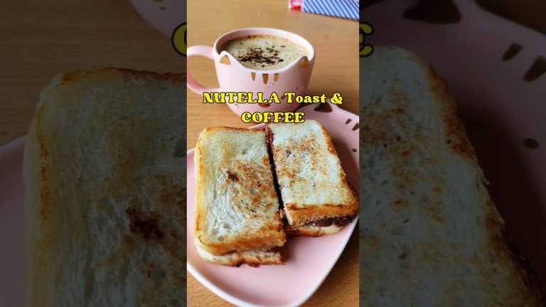 NUTELLA and BREAD 🍫🍞 ~ Tasty Late night snack