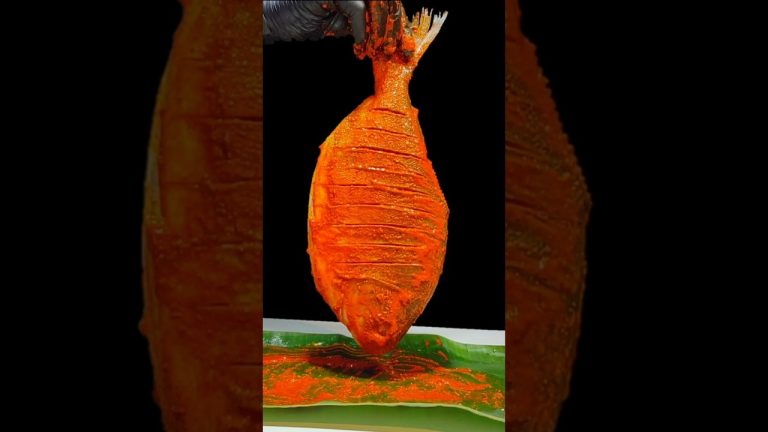 Fish Fry in Banana leaf #shorts #fishfry #asmr #asmreating #asmrsounds #asmrvideo #opasmrworld