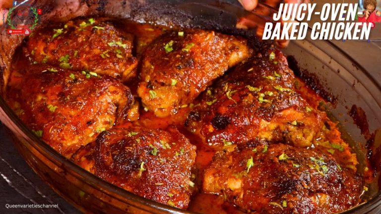Juicy Oven Baked Chicken Thighs Recipe | Melt-in-Your-Mouth Baked Chicken Thighs