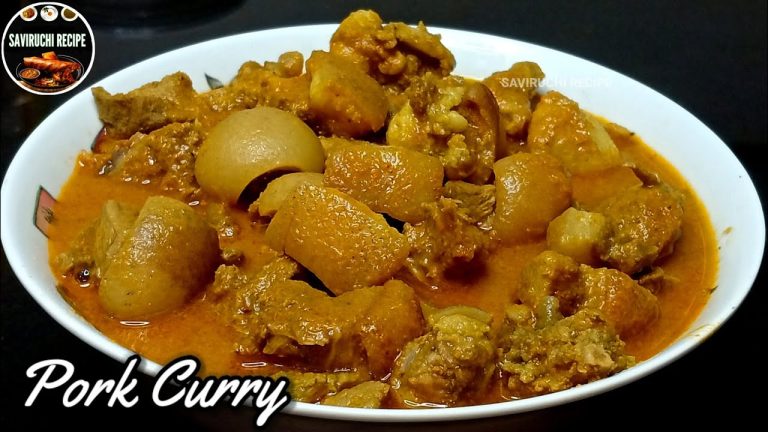 ಆಹಾ!! ಇಂತ ಪೋರ್ಕ್ ಕರಿ ಯಾವತ್ತು ತಿಂದಿರಲ್ಲ | PORK SAMBAR RECIPE | PORK CURRY RECIPE