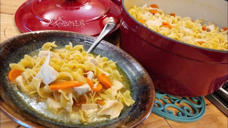 Chicken Noodle Soup – Comfort for Cold & Flu Season – Heirloom Recipe – The Hillbilly Kitchen