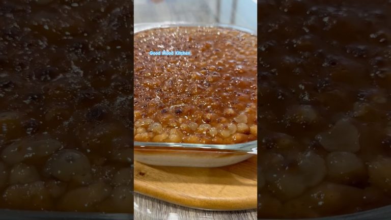 Oven baked sweet sticky rice cake | Filipino Biko Recipe #shorts #food #filipinofood #fyp