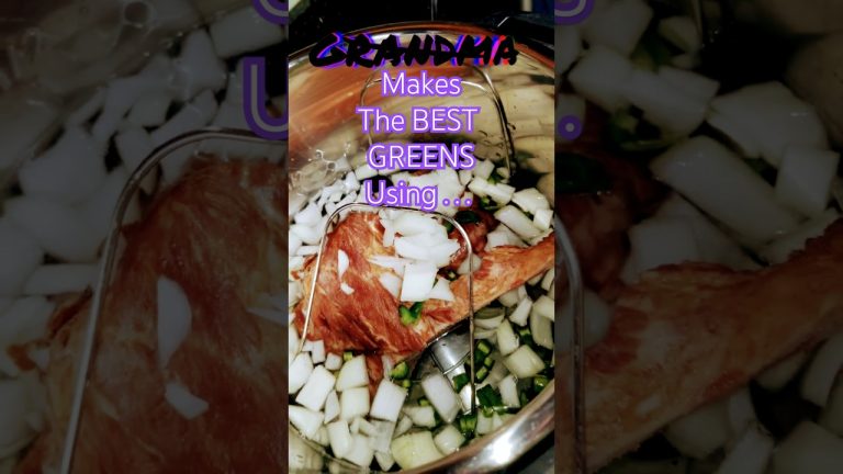 Grandma cooked her southern collard greens with… #collardgreens #instantpot #cookingshorts