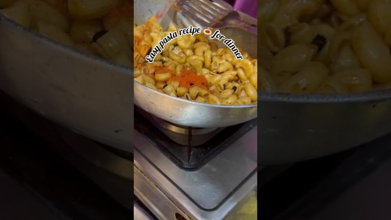 Easy Macaroni Pasta 🍝 Recipe #pastarecipe #easyrecipe #quickrecipe #recipe #shortsvideo #ytshorts