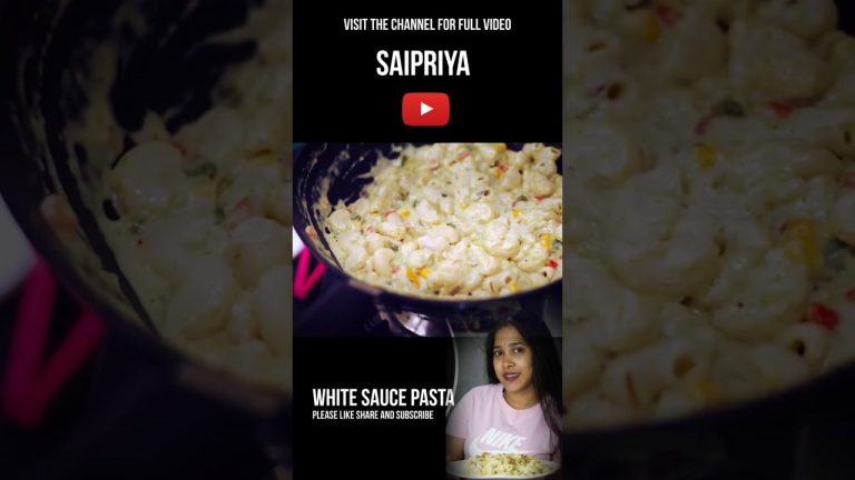 PASTA acha laga bataiye ??🥗🤤 #pastakaisebanaye #whitesaucepastarecipe #pastamaking