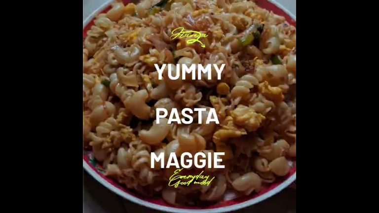 Maggie With Pasta ll Maggie Recipe #cooking #recipe #maggirecipe #mixlife #food