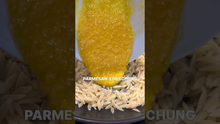 Orzo Carbonara – natürlich ohne Sahne