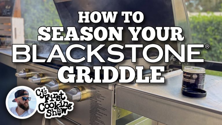 How to Season Your New Blackstone Griddle with CJ