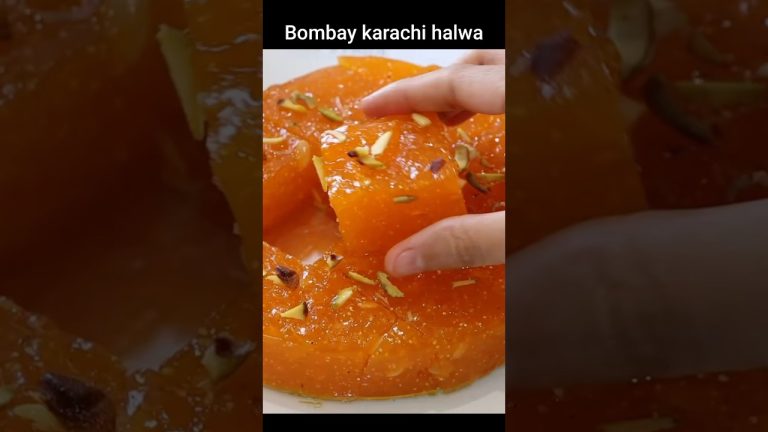 बॉम्बे कराची हल्वा–Bombay Karachi Halwa #bombaykarachihalwa #karachihalwa #ytshorts #recipe #sweet
