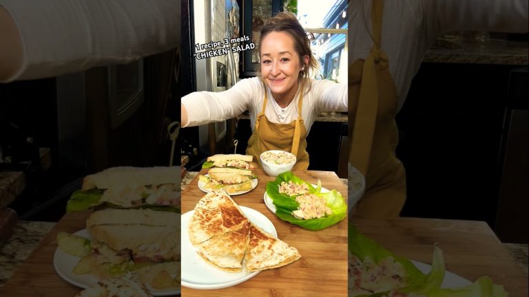 How I turn “chicken” salad into 3 meals 💪