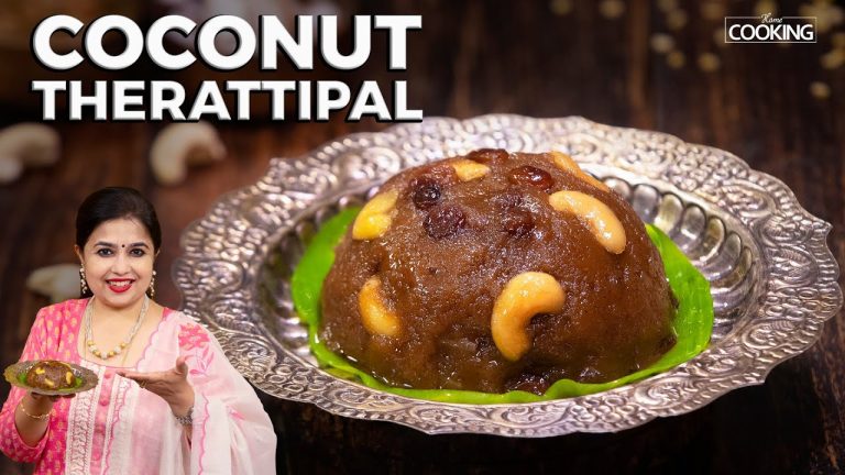 Coconut Therattipal Recipe | Thengai Therattipal | Coconut Sweet Recipes | Thirattupal Recipe
