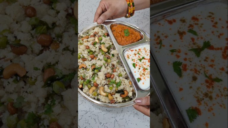 Perfect Upma Recipe | एकदम खिला खिला मार्किट जैसा #upma #nashta #geetascooking