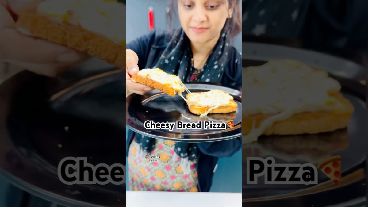 #shorts Bread Pizza #selinesrecipes #pizza #bread