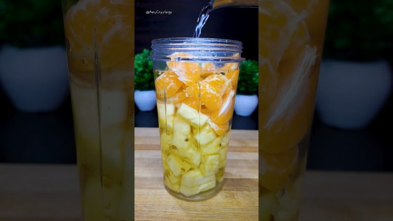 Pineapple juice 🍍 #shorts