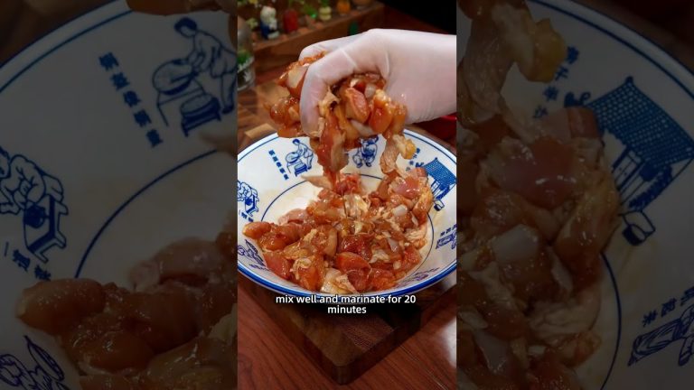 The chicken leg meat made this way is very delicious.  #foodtutorial #recipe #cooking