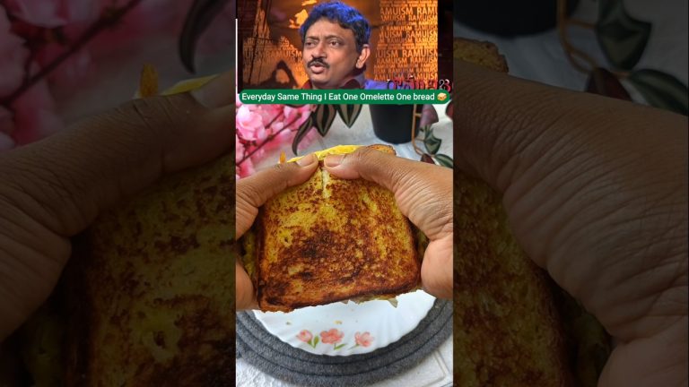 Everyday same thing I eat 1 omelette 1 bread 🥪😋#ramgopalvarma #rgv #eggomelette #foodie #telugumeme