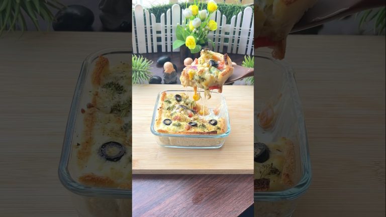 #shorts Leftover Bread Lasagna #easyrecipes  #ashortaday