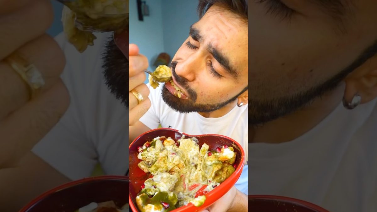 🤤150 Calorie Aaloo Chaat No Oil No Cream #recipe #shorts #food