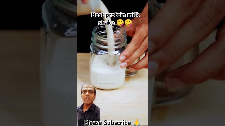 Best protein milk Shake#smoothie #protein #recipe #milkshake #shorts #food