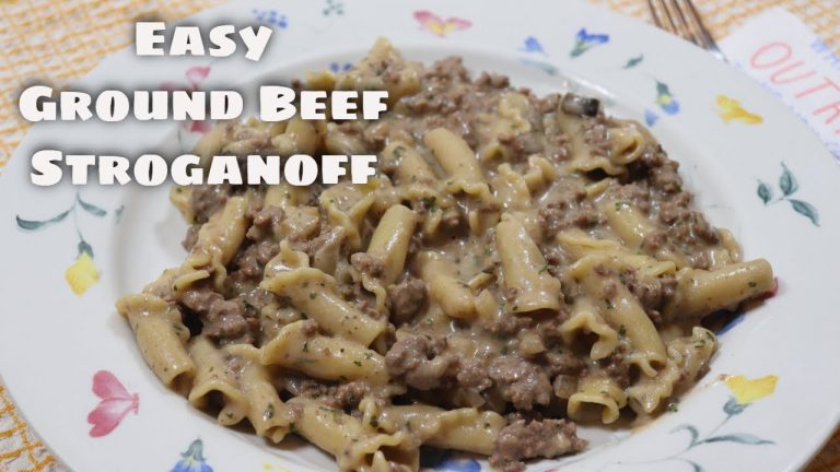 Simple And Delicious Ground Beef Stroganoff Recipe | MOLCS Easy Recipes