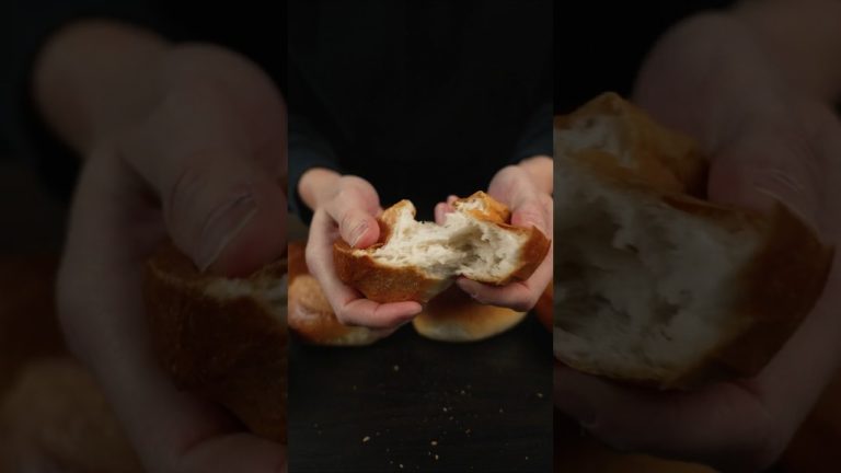 Express Brötchen – Schnelle und einfache Semmel in 2 Std. #shorts #marcelpaa #einfachbacken