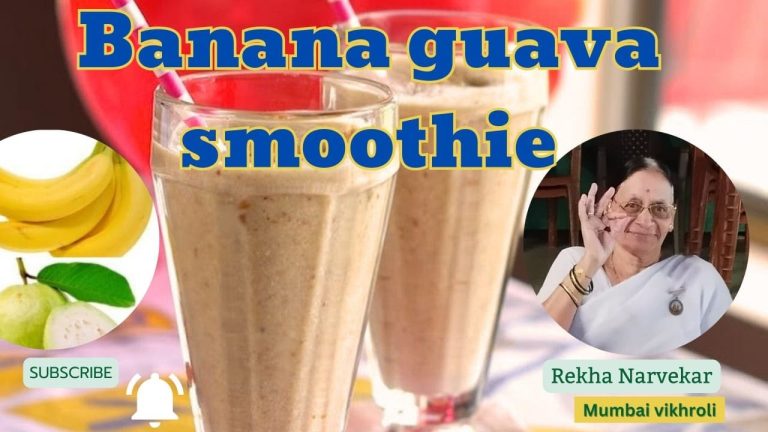 Refreshing Banana Guava Smoothie Recipe | Healthy & Delicious Drink in Minutes – Rekha Narvekar