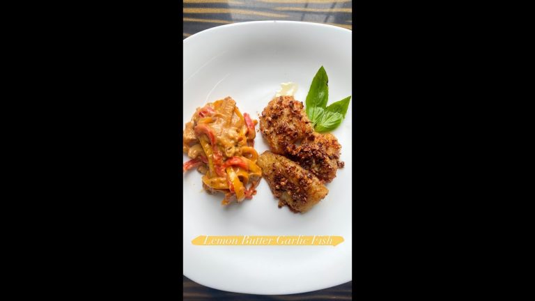 Lemon Butter Garlic Fish | Basa fish recipes India | Grilled fish in pan | Quick and easy