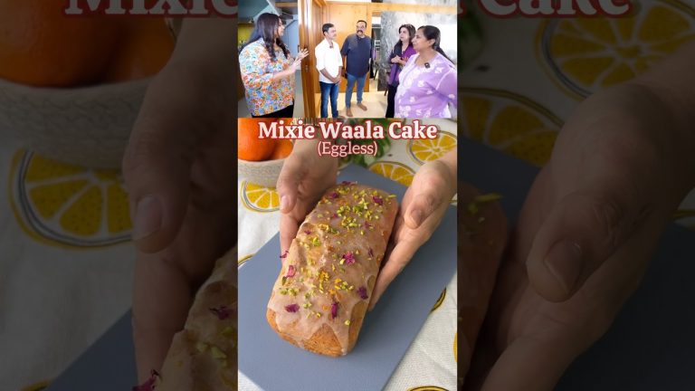 Mixie waala cake !! Easy eggless cake recipe. No condensed milk no butter. Lemon cake