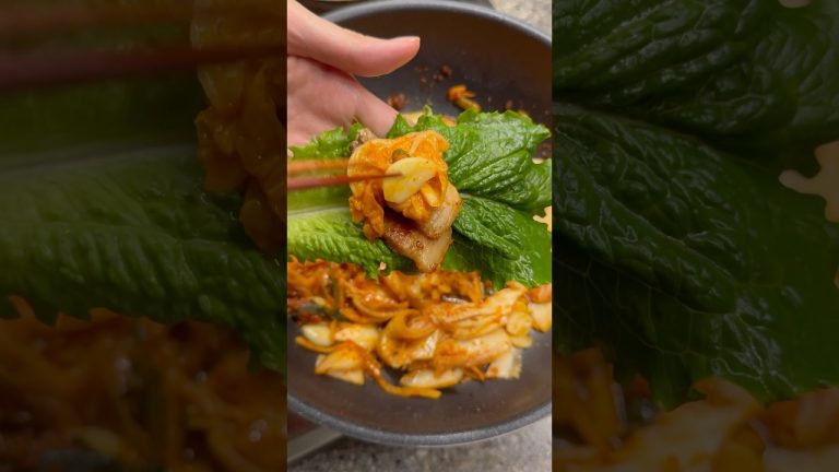 The best way to enjoy K-BBQ recipes #koreanfood #bbq #kbbq #recipe  #porkbelly #kimchi #shinramyun