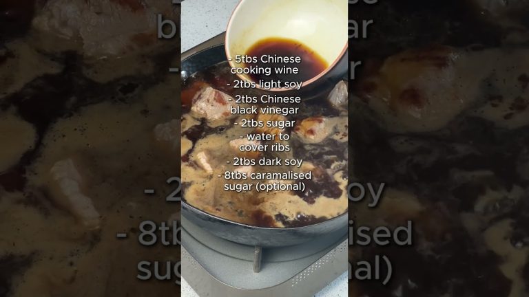 Delicious sweet and sour pork ribs