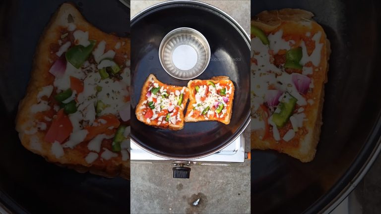 পাউরুটি দিয়ে পিজ্জা কখনো তৈরি করেছ? #pizza #bread #recipe #food #cooking #trending #ytshorts